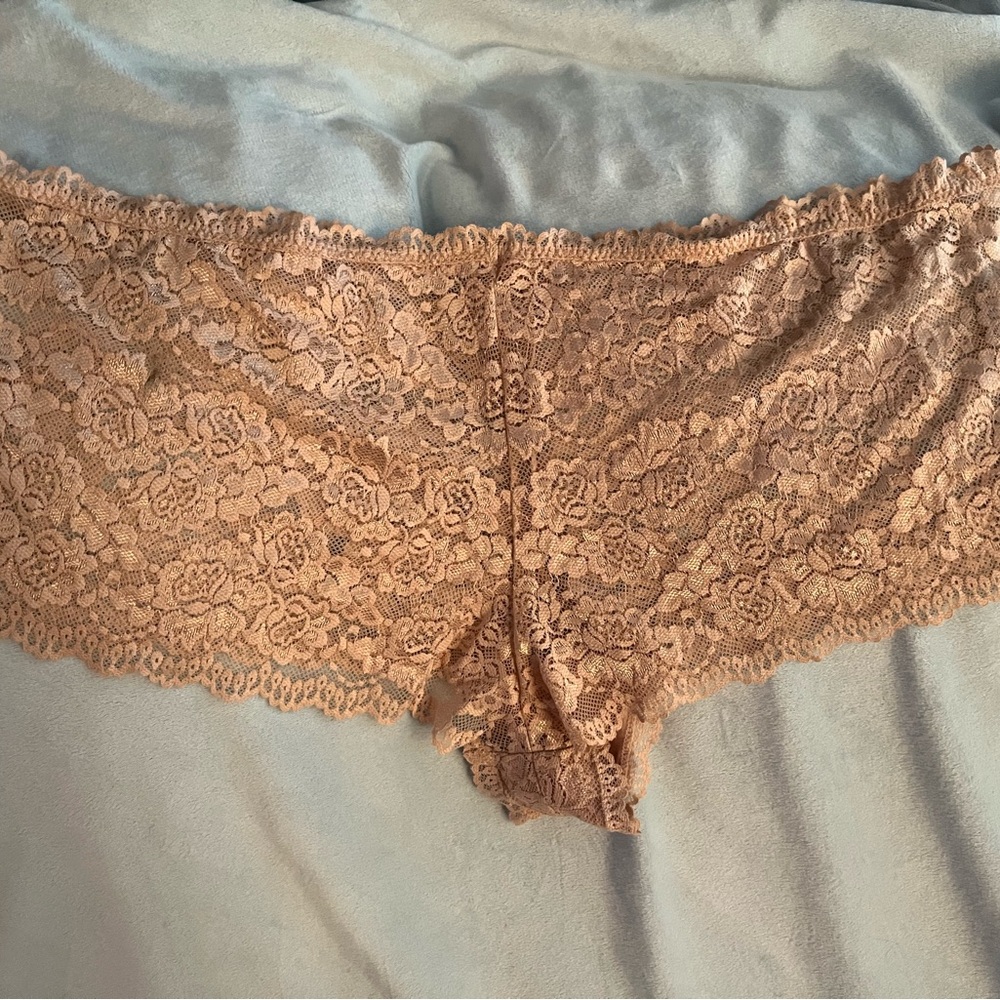 Torrid cheeky Lace Boyshort Panty in Nude Peach